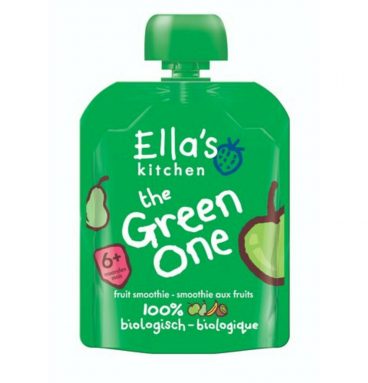 Ella's kitchen Knijpzakje Fruit Smoothie 6+ m Appel Peer Banaan Kiwi 90 gr