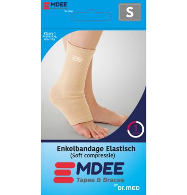 Emdee Enkelbandage Elastisch Soft Compressie S