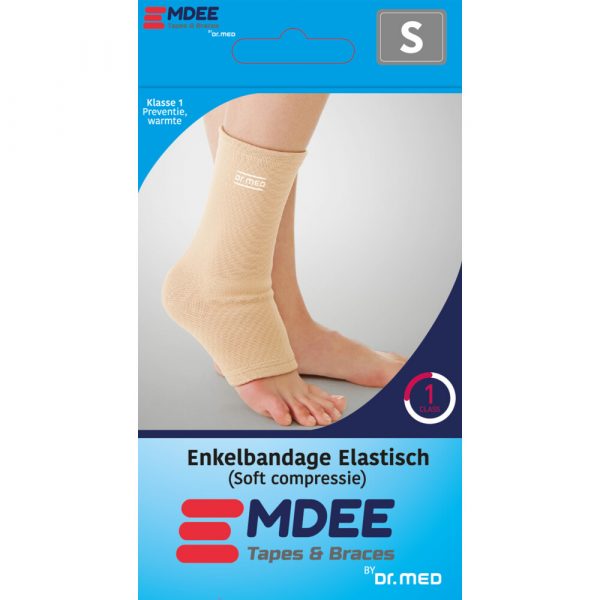 Emdee Enkelbandage Elastisch Soft Compressie S