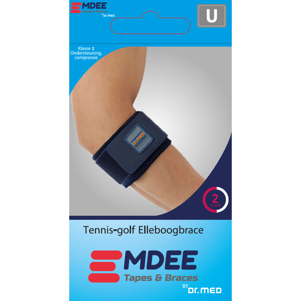 Emdee Tennis-Golf Elleboogbrace Blauw