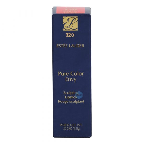 Estee Lauder Pure Color Envy Sculpting Lipstick Defiant Coral 3