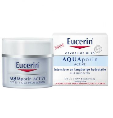 12x Eucerin Dagcreme AQUAporin Active SPF 25 50 ml