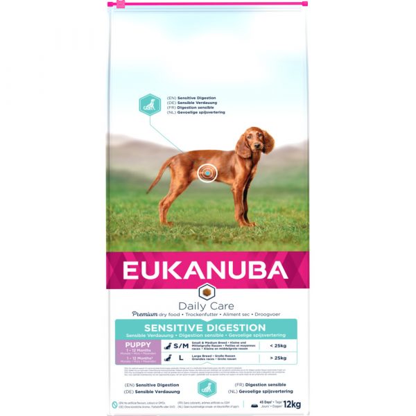 Eukanuba Daily Care Sensitive Digestion Puppy 12 kg