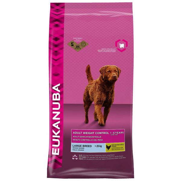 Eukanuba Dog Adult Large Gewichtsbeheersing Kip 12 kg