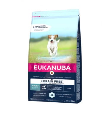 Eukanuba Dog Adult Small - Medium Graanvrij Vis 3 kg