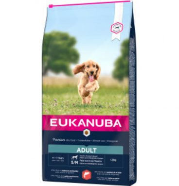 Eukanuba Dog Adult Small - Medium Zalm - Gerst 2