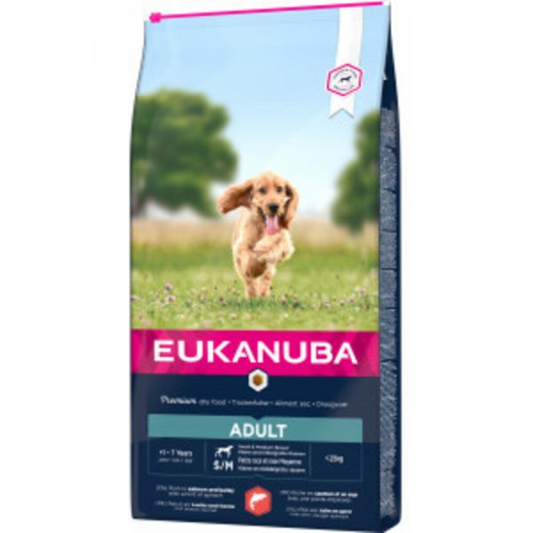 Eukanuba Dog Adult Small - Medium Zalm - Gerst 2