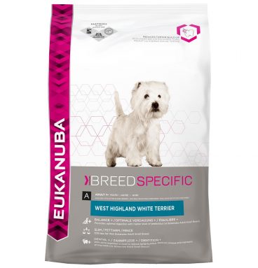 3x Eukanuba Dog Adult West Highland White Terrier Kip 2