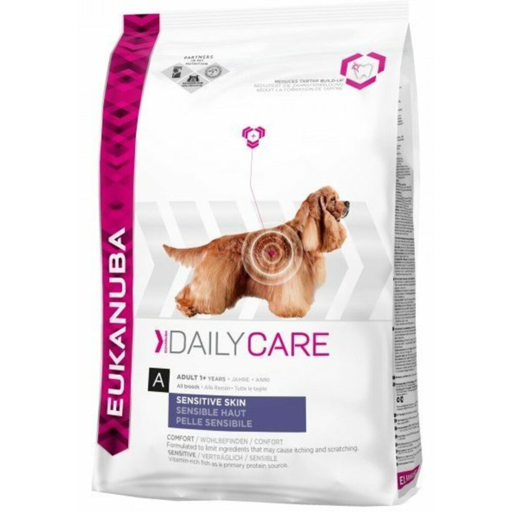 Eukanuba Dog Daily Care Adult Medium Gevoelige Huid 12 kg