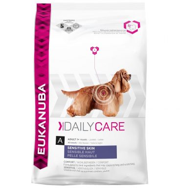 3x Eukanuba Dog Daily Care Adult Medium Gevoelige Huid 2