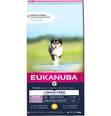 Eukanuba Dog Junior Grainfree Chicken Large 12 kg