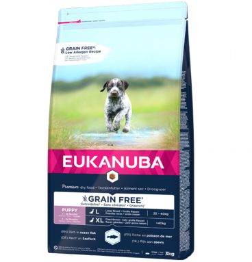 Eukanuba Dog Junior Large Graanvrij Vis 12 kg