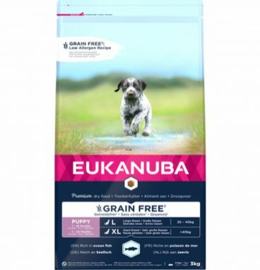 Eukanuba Dog Junior Large Graanvrij Vis 3 kg