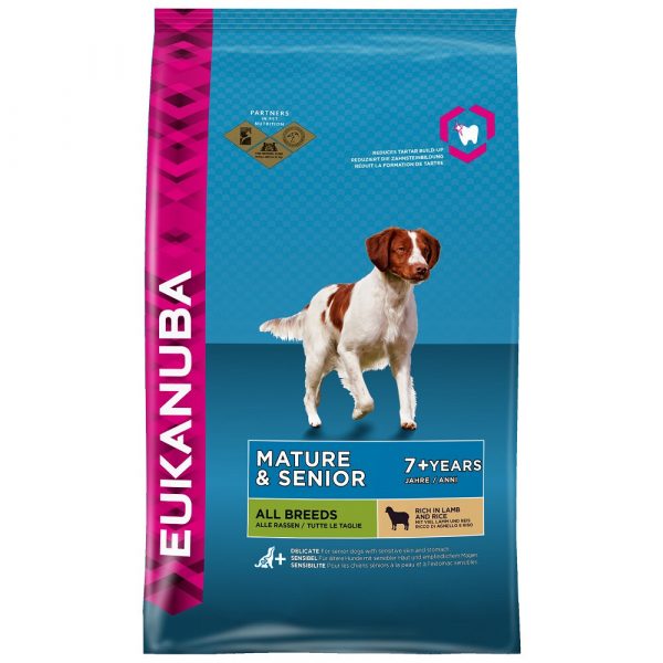 Eukanuba Dog Mature - Senior All Lam - Rijst 12 kg