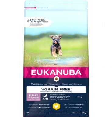 Eukanuba Dog Puppy Grainfree Chicken Small - Medium 3 kg