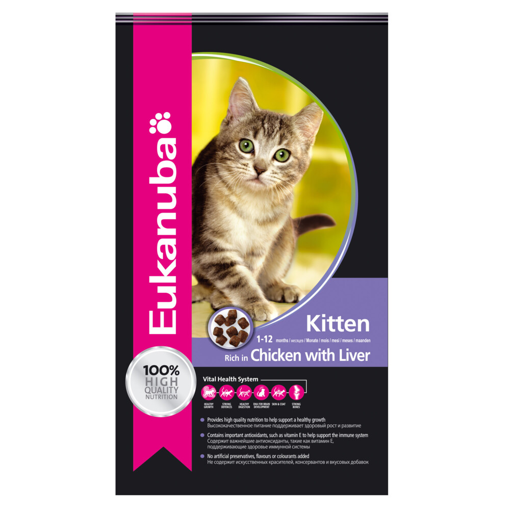 Eukanuba Kat Kitten - Junior Kip - Lever 10 kg