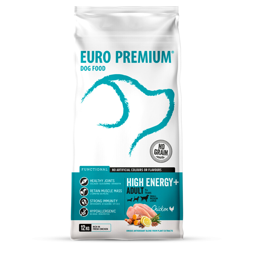 Euro-Premium Adult High Energy+ 12 kg