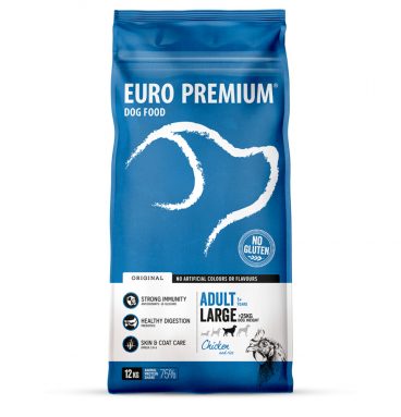 Euro-Premium Adult Large Kip - Rijst 12 kg