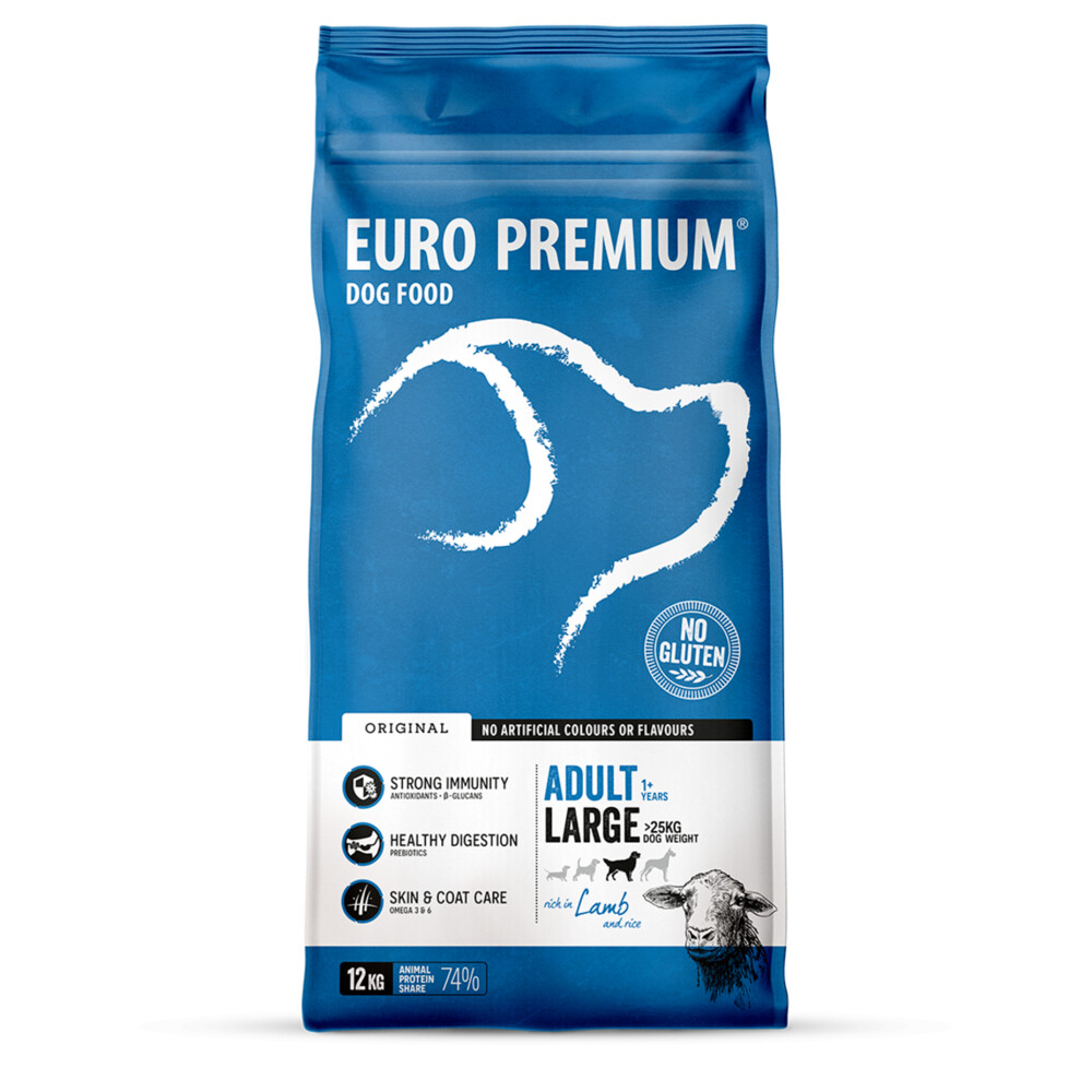 Euro-Premium Adult Large Lam - Rijst 12 kg