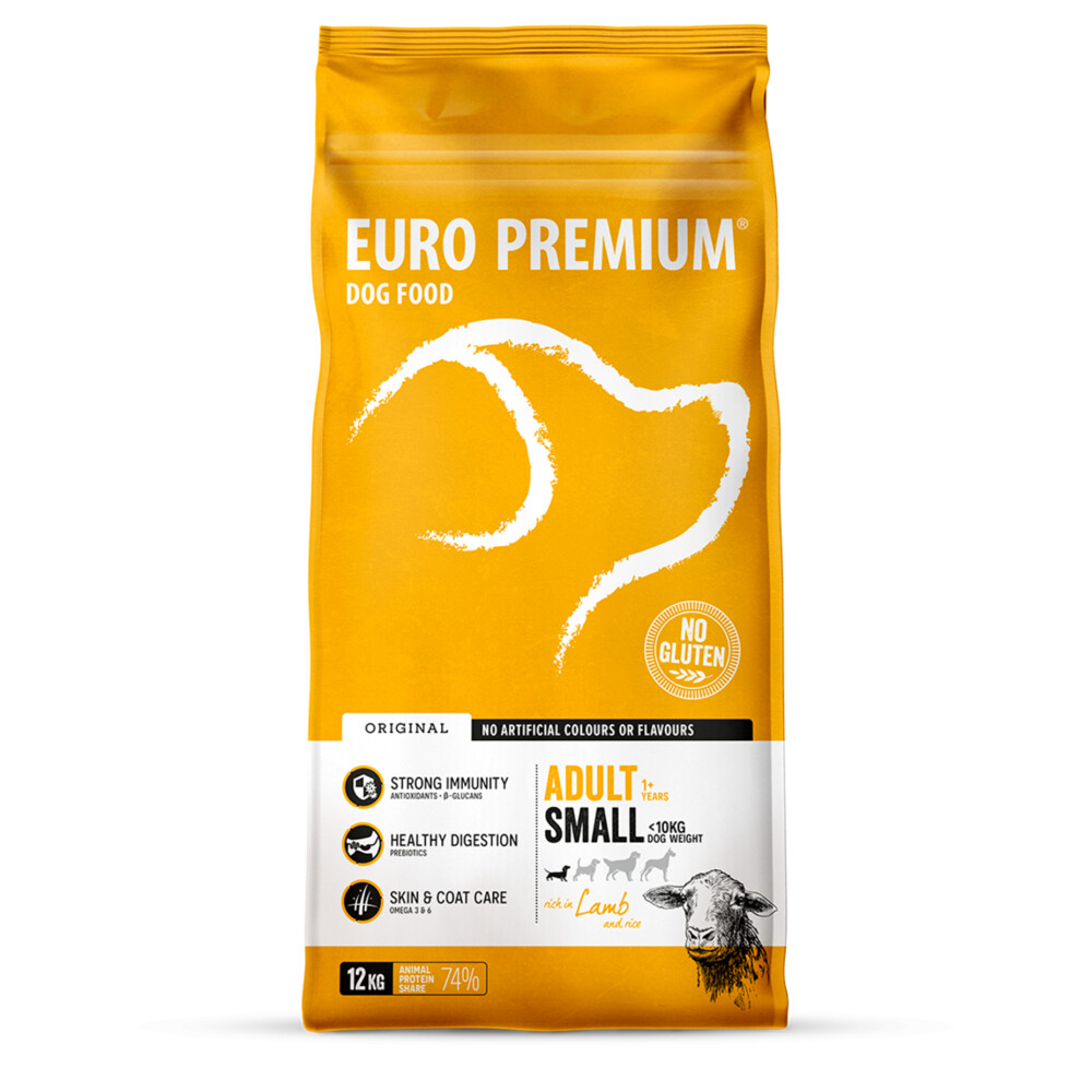 Euro-Premium Adult Small Lam - Rijst 12 kg