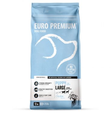 Euro-Premium Puppy Large Kip - Rijst 12 kg