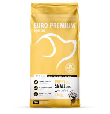 Euro-Premium Puppy Small Kip - Rijst 12 kg