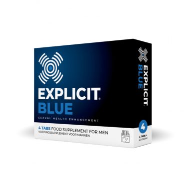 Explicit Blue Voor Mannen 4 stuks