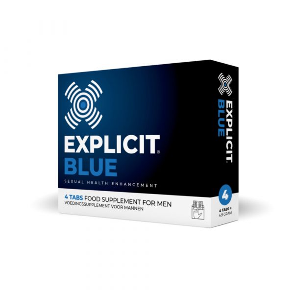 Explicit Blue Voor Mannen 4 stuks