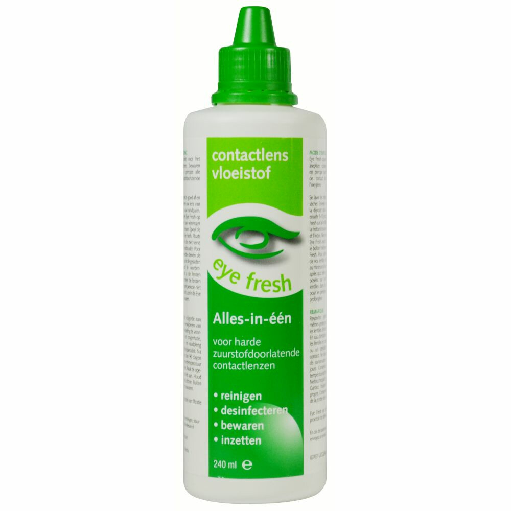 3x Eye Fresh Lenzenvloeistof Harde Lenzen 240 ml