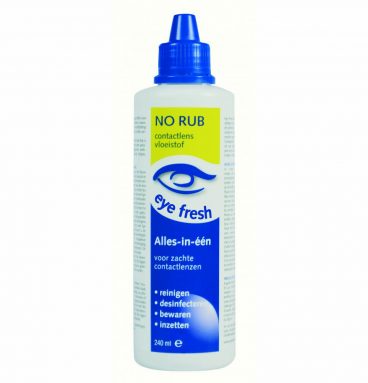 Eye Fresh Lenzenvloeistof No Rub Zachte Lenzen 240 ml