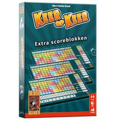 Familiespel Keer op Keer Level 1 Scoreblokken 3 stuks