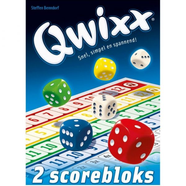 Familiespel Qwixx Scoreblokken 2 stuks