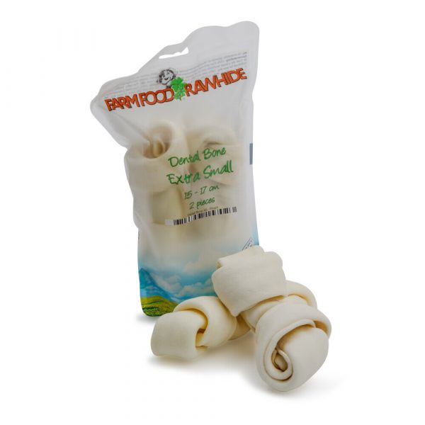 6x Farmfood Rawhide Dental Bone XS 15-17 cm