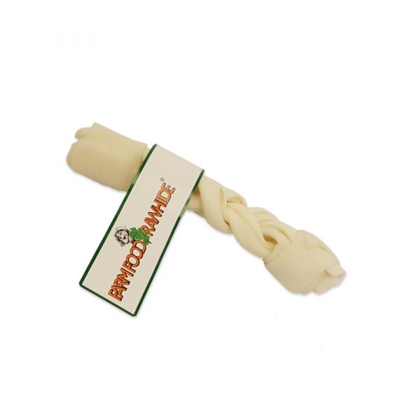 25x Farmfood Rawhide Dental Braid Stick S 15 cm