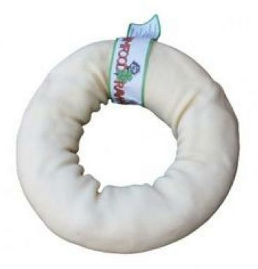 6x Farmfood Rawhide Dental Donut L 18 cm