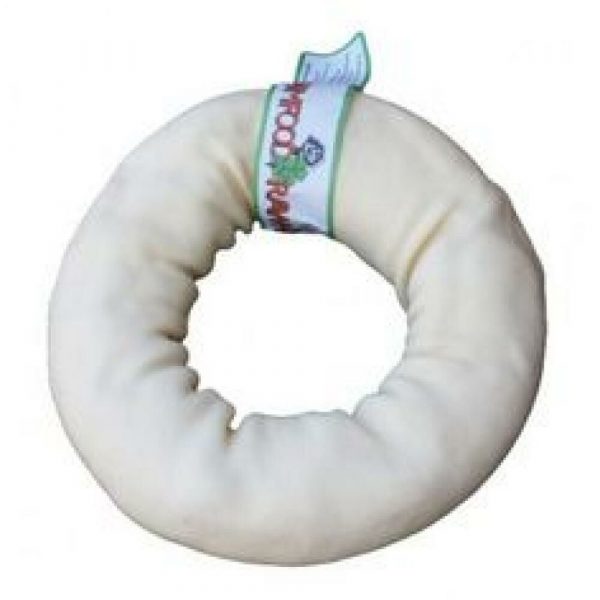 6x Farmfood Rawhide Dental Donut L 18 cm