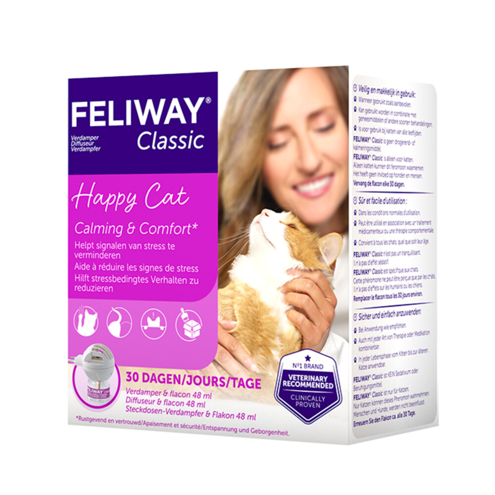 Feliway Classic Verdamper + Navulling 48 ml