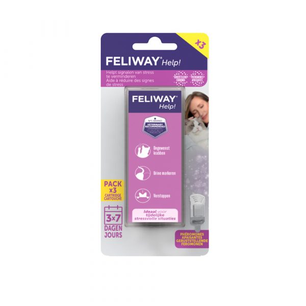 Feliway Help! Navulling 3 x 48 ml