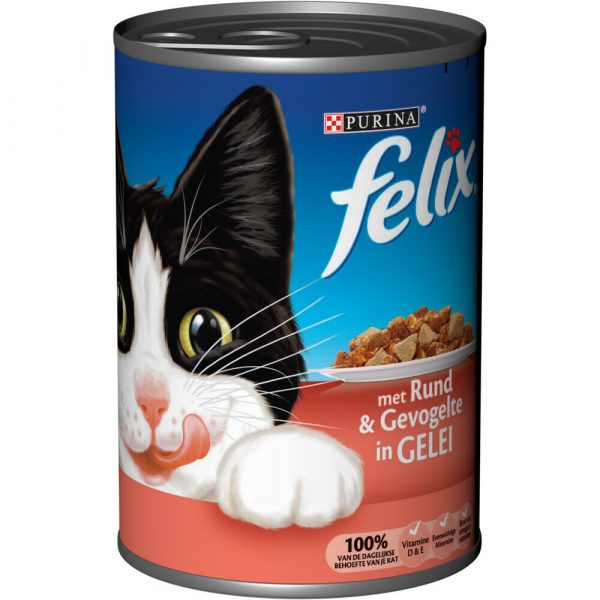 Felix Blik in Gelei Rund - Gevogelte 400 gr