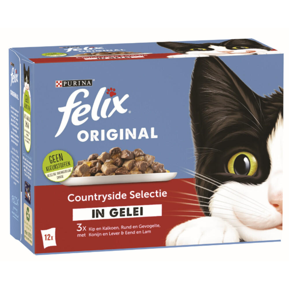 Felix Original Countryside Selectie in Gelei 12 x 85 gr