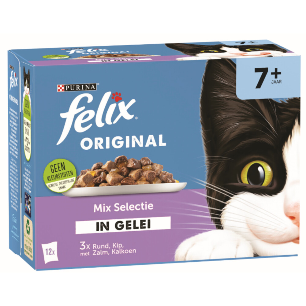 Felix Original Mix Selectie in Gelei 7+ Jaar 12 x 85 gr