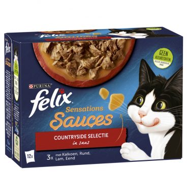 Felix Sensations Sauces Countryside Selectie in Saus 12 x 85 gr