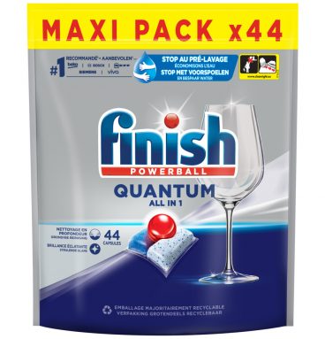 6x Finish Vaatwastabletten Quantum All-in-1 Regular 44 tabs