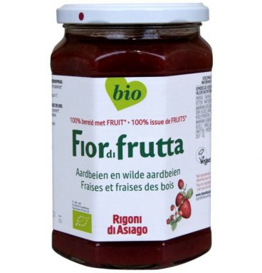 3x Fiordifrutta Aardbeienjam Bio 630 gr