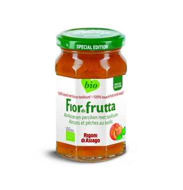 3x Fiordifrutta Jam Abrikozen Basilicum Bio 250 gr