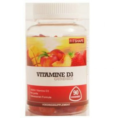 Fitshape Vitamine D3 Gummies 90 stuks