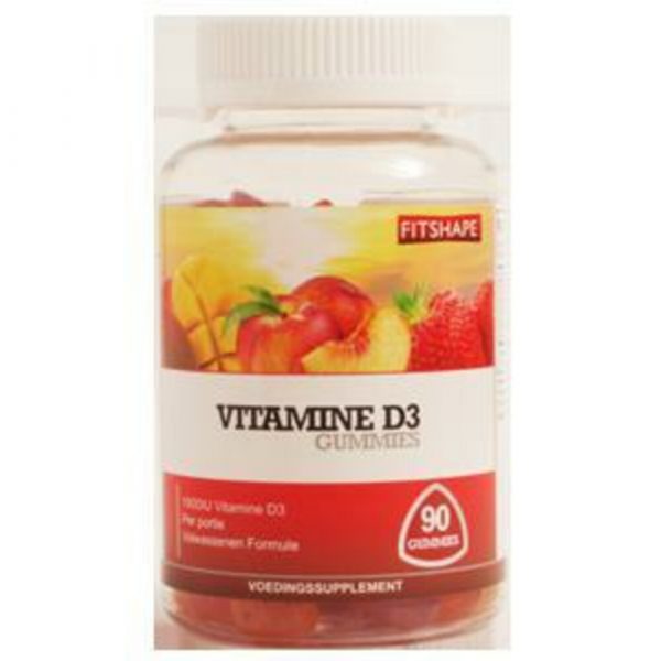 Fitshape Vitamine D3 Gummies 90 stuks