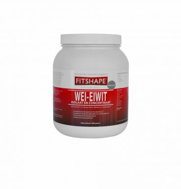 6x Fitshape Wei Eiwit Aardbei 1 kg