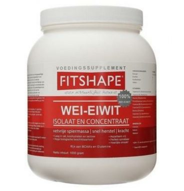 Fitshape Wei Eiwit Aardbei 2000 gr