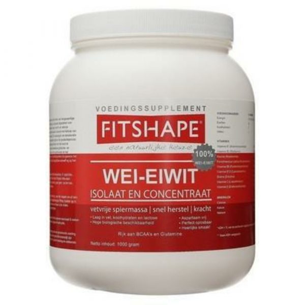 Fitshape Wei Eiwit Aardbei 2000 gr